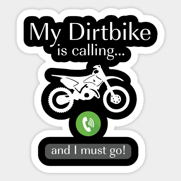 Off Road Motocross Sticker by zellaarts